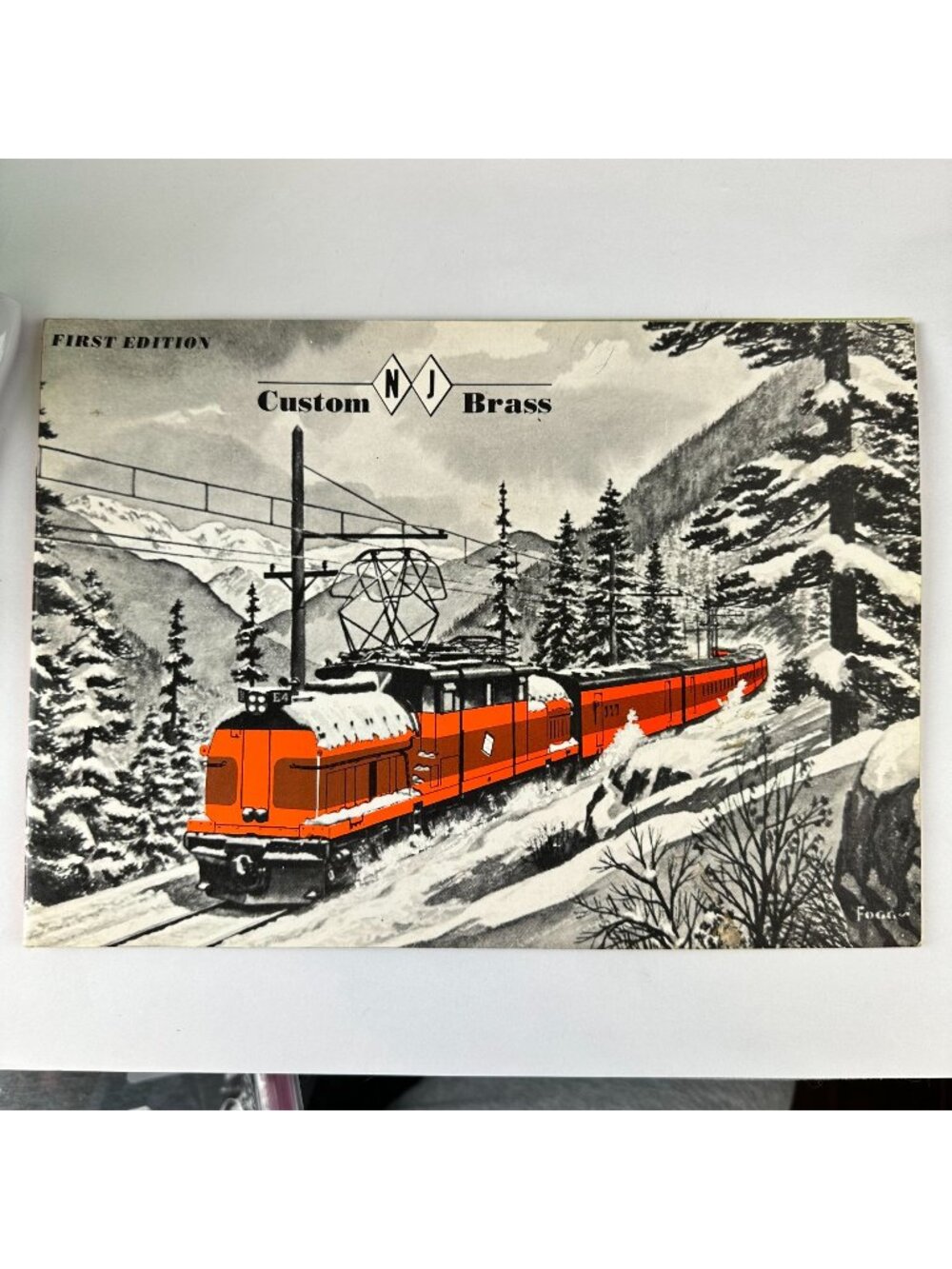 NJ Custom Brass First Edition Train Model Brochure